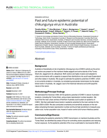 Past and future epidemic potential of chikungunya virus in Australia