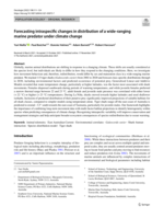 Forecasting intraspecific changes in distribution of a wide-ranging marine predator under climate change