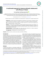 A multimodal approach to improve asthmatic adolescents’ self-efficacy in Taiwan