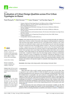 Evaluation of Urban Design Qualities across Five Urban Typologies in Hanoi