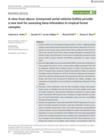 A view from above: Unmanned aerial vehicles (UAVs) provide a new tool for assessing liana infestation in tropical forest canopies