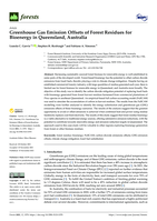 Greenhouse Gas Emission Offsets of Forest Residues for Bioenergy in Queensland, Australia