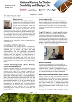 National Centre for Timber Durability and Design Life (NCTDDL) Newsletter, Volume 4, No. 1, Spring 2021