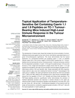 Topical Application of Temperature-Sensitive Gel Containing Caerin 1.1 and 1.9 Peptides on TC-1 Tumour-Bearing Mice Induced High-Level Immune Response in the Tumour Microenvironment