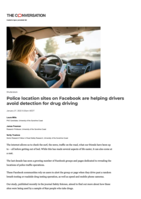 Police location sites on Facebook are helping drivers avoid detection for drug driving