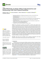 ATR-FTIR Study of Alaska Yellow Cedar Extractives and Relationship with Their Natural Durability