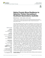 Native Forests Show Resilience to Selective Timber Harvesting in Southeast Queensland, Australia