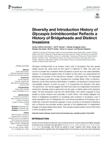Diversity and Introduction History of Glycaspis brimblecombei Reflects a History of Bridgeheads and Distinct Invasions