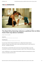 The Real Dirty Dancing reduces a political film to little more than coy dance numbers