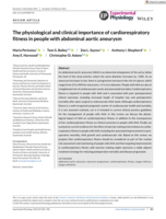 The Physiological and Clinical Importance of Cardiorespiratory Fitness in People with Abdominal Aortic Aneurysm