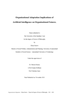 Organisational Adaptation Implications of Artificial Intelligence (AI) on Organisational Futures