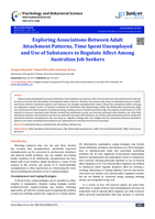 Exploring Associations Between Adult Attachment Patterns, Time Spent Unemployed and Use of Substances to Regulate Affect Among Australian Job Seekers