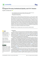 Immigrant Diversity, Institutional Quality, and GVC Position