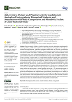 Adherence to Dietary and Physical Activity Guidelines in Australian Undergraduate Biomedical Students and Associations with Body Composition and Metabolic Health: A Cross-Sectional Study