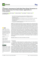 Automatic Assessment of Individual Stem Shape Parameters in Forest Stands from TLS Point Clouds: Application in Pinus pinaster