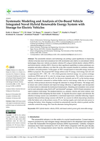 Systematic Modeling and Analysis of On-Board Vehicle Integrated Novel Hybrid Renewable Energy System with Storage for Electric Vehicles