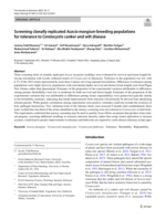 Screening clonally replicated Acacia mangium breeding populations for tolerance to Ceratocystis canker and wilt disease