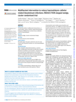 Multifaceted intervention to reduce haemodialysis catheter related bloodstream infections: REDUCCTION stepped wedge, cluster randomised trial
