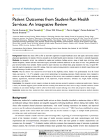Patient Outcomes from Student-Run Health Services: An Integrative Review