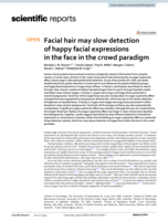 Facial hair may slow detection of happy facial expressions in the face in the crowd paradigm
