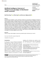 Artificial intelligence Internet of Things: A new paradigm of distributed sensor networks