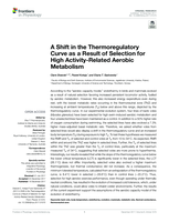 A Shift in the Thermoregulatory Curve as a Result of Selection for High Activity-Related Aerobic Metabolism