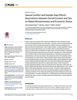 Sexual Conflict and Gender Gap Effects: Associations between Social Context and Sex on Rated Attractiveness and Economic Status