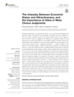 The Interplay Between Economic Status and Attractiveness, and the Importance of Attire in Mate Choice Judgments