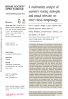 A multivariate analysis of women's mating strategies and sexual selection on men's facial morphology