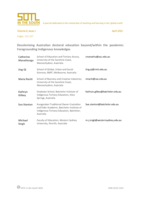 Decolonising Australian doctoral education beyond/within the pandemic: Foregrounding Indigenous knowledges