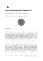 Commons Economies in Action: Mutualizing Urban Provisioning Systems