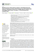 Mediterranean Style Dietary Pattern with High Intensity Interval Training in Men with Prostate Cancer Treated with Androgen Deprivation Therapy: A Pilot Randomised Control Trial