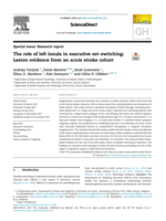 The role of left insula in executive set-switching: Lesion evidence from an acute stroke cohort