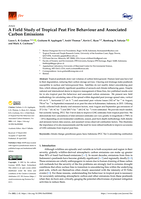 A Field Study of Tropical Peat Fire Behaviour and Associated Carbon Emissions