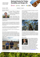 National Centre for Timber Durability and Design Life (NCTDDL) Newsletter, Volume 2, No. 2, Summer 2020