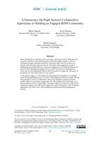 Is Democracy the Right System? Collaborative Approaches to Building an Engaged RDM Community