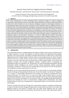 Security, Privacy and Trust: Cognitive Internet of Vehicles