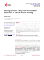 Disproportionate Safety Preference and the Innovation of Fintech Shadow Banking