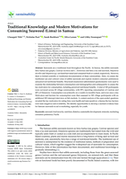 Traditional Knowledge and Modern Motivations for Consuming Seaweed (Limu) in Samoa