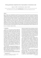 Driving performance impairments due to hypovigilance on monotonous roads