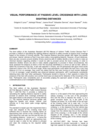 Visual performance at passive level crossings with long sighting distances