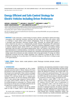 Energy Efficient and Safe Control Strategy for Electric Vehicles Including Driver Preference
