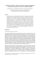 The DeLorean Project: A ‘Back to the Future’ Approach to Supporting Learning and Transition in the Zone of Proximal Development