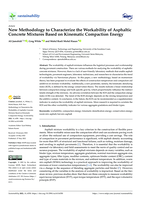 New Methodology to Characterize the Workability of Asphaltic Concrete Mixtures Based on Kinematic Compaction Energy