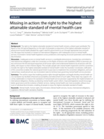 Missing in action: the right to the highest attainable standard of mental health care
