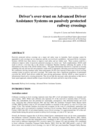 Drivers' over-trust on advanced driver assistance systems on passively protected railway level crossings