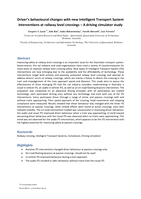 Driver’s behavioural changes with new intelligent transport system interventions at railway level crossings—A driving simulator study