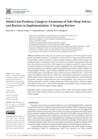 Infant Care Practices, Caregiver Awareness of Safe Sleep Advice and Barriers to Implementation: A Scoping Review