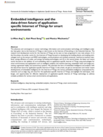 Embedded intelligence and the data-driven future of application-specific Internet of Things for smart environments