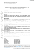 Incidence of type 1 diabetes in children in Dominican Republic, 2010-2019: A national collaborative study